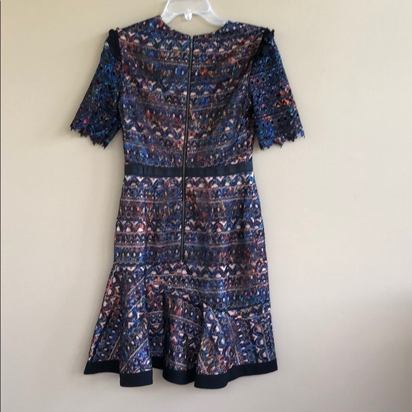 NEW • Saloni • Juno Butterfly Lace Mini Dress - Picture 4 of 7